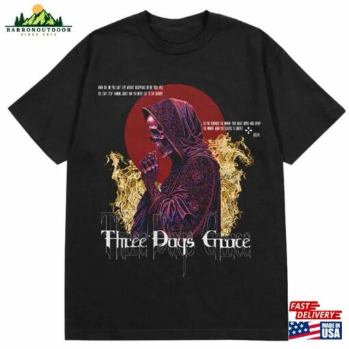 Explosions 2023 Tour T-Shirt Three Days Grace Shirt Hoodie Classic