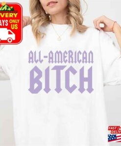 Express Delivery Olivia Rodrigo All American Bitch Shirt Guts Tour 2024 Classic Hoodie