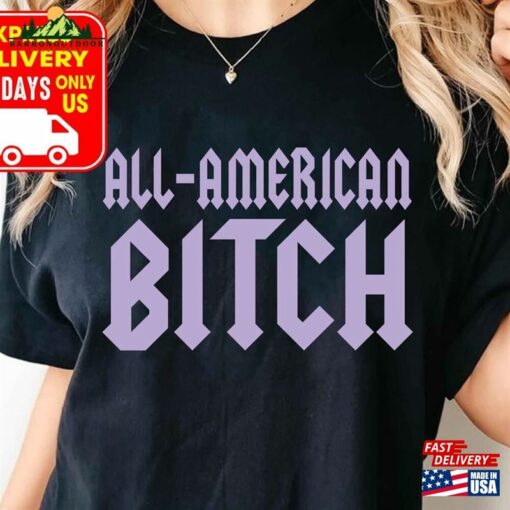 Express Delivery Olivia Rodrigo All American Bitch Shirt Guts Tour 2024 Classic Hoodie