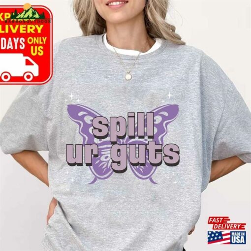 Express Delivery Olivia Rodrigo Spill Ur Guts Shirt Tour 2024 Concert Sweatshirt Hoodie