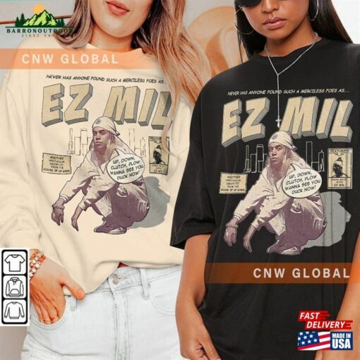 Ez Mil Comic Shirt 90S Vintage Merch Art Up Down Du4li7y Album Concert Tour 2023 Graphic Tee Gift For Fan V1 Classic Sweatshirt