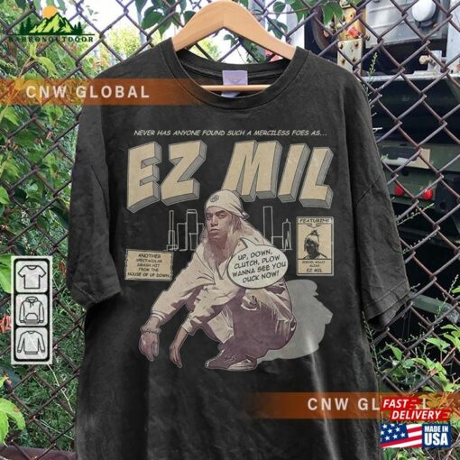 Ez Mil Comic Shirt 90S Vintage Merch Art Up Down Du4li7y Album Concert Tour 2023 Graphic Tee Gift For Fan V1 Classic Sweatshirt