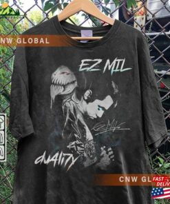 Ez Mil Rap Shirt Eminem Du4li7y Album Concert Tour 2023 Vintage 90S Y2k Graphic Tee T-Shirt Sweatshirt