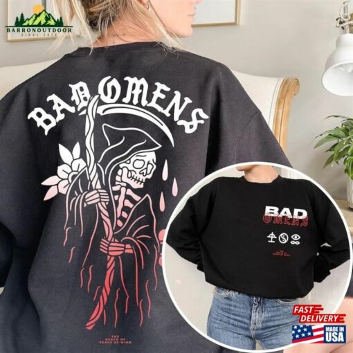 Fade Reaper T-Shirt Bad Omens Shirt Band Track List Hoodie Unisex