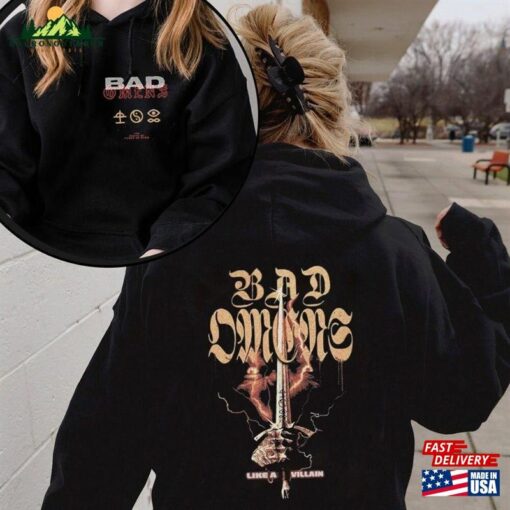 Fade Reaper Tee Bad Omens Shirt Band Track List 2023 Merch The Concrete Forever Tour Hoodie Gift For Fans Unisex