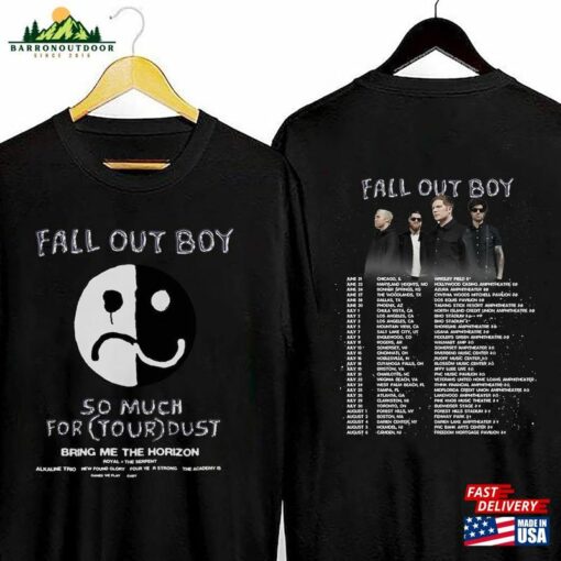 Fall Out Boy 2023 Tour Shirt Band Fan So Much (For) Stardust Hoodie Unisex