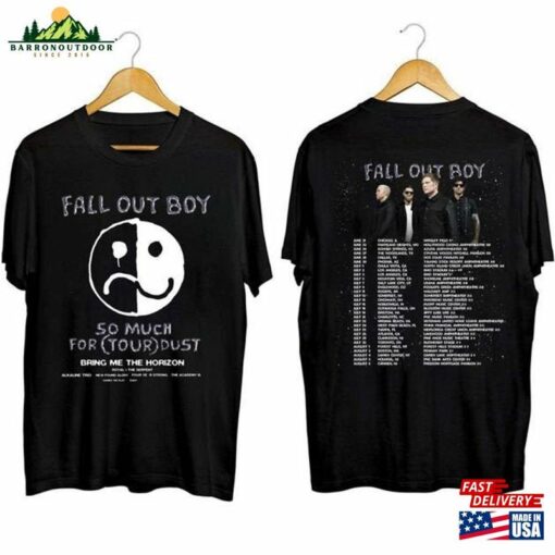 Fall Out Boy 2023 Tour Shirt Band Fan So Much (For) Stardust Unisex Classic