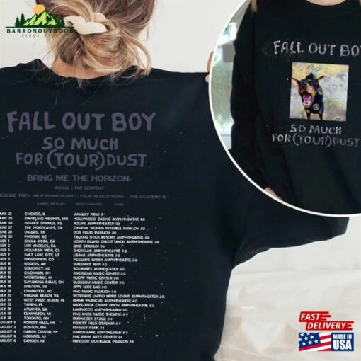 Fall Out Boy 2023 Tour Shirt Band Fan So Much (For) Stardust Unisex Sweatshirt