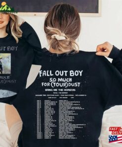 Fall Out Boy Band Fan Shirt 2023 Tour So Much For Stardust Unisex Hoodie