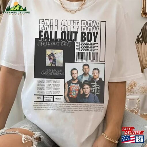 Fall Out Boy Band So Much Stardust Shirt 2023 Tour For T-Shirt Unisex