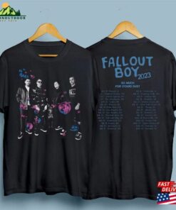 Fall Out Boy Bubbles So Much For Stardust Tour T-Shirt 2023 Tee Band Fan Shirt Unisex