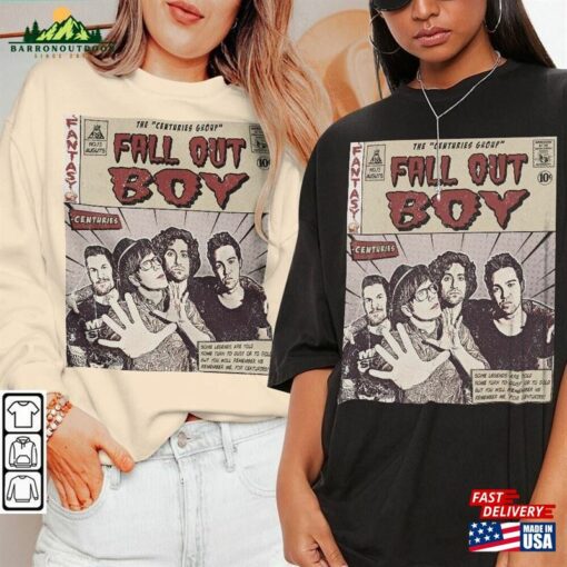 Fall Out Boy Comic Shirt 90S Vintage Merch Book Art Centuries Album Tour 2023 Graphic Tee Unisex Gift Hoodie V1 T-Shirt Sweatshirt