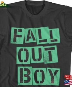 Fall Out Boy Cut Logo Charcoal Gray Shirt Classic T-Shirt Fall Out Boy Cut Logo Charcoal Gray Shirt Classic T-Shirt