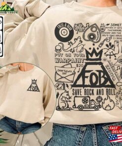 Fall Out Boy Doodle Art Shirt 2 Side Vintage Lyric Merch Tee Sweatshirt Hoodie Unisex Classic Fall Out Boy Doodle Art Shirt 2 Side Vintage Lyric Merch Tee Sweatshirt Hoodie Unisex Classic