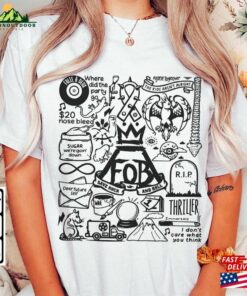 Fall Out Boy Doodle Art Shirt Vintage Lyric Merch Tee Sweatshirt Hoodie