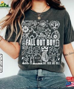 Fall Out Boy Doodle Art Shirt Vintage Lyrics Merch Tee Sweatshirt Hoodie Fall Out Boy Doodle Art Shirt Vintage Lyrics Merch Tee Sweatshirt Hoodie