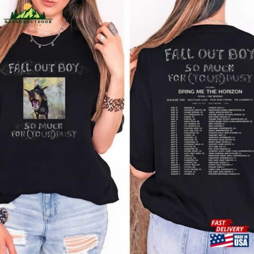 Fall Out Boy Double Sided Shirt So Much For Dust Classic Sweatshirt