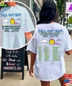 Fall Out Boy Double Sides Tour Shirt Concert Tee Sweatshirt Classic Fall Out Boy Double Sides Tour Shirt Concert Tee Sweatshirt Classic