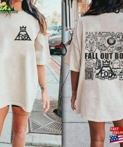 Fall Out Boy Lyrics Shirt Tattoo Tour 2024 T-Shirt Hoodie