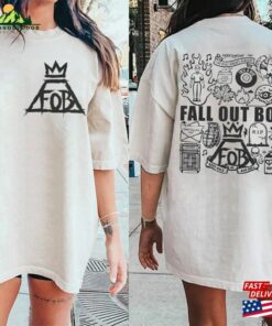 Fall Out Boy Lyrics T-Shirt 2 Sides Tattoo Tour 2023 Shirt Sweatshirt Classic Hoodie