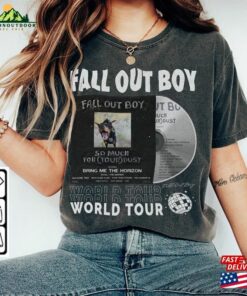 Fall Out Boy Music Shirt 90S Y2k Merch Vintage Fob So Much For Tour 2023 Tickets Album Graphic Tee Gift Fan L605m T-Shirt Classic Fall Out Boy Music Shirt 90S Y2k Merch Vintage Fob So Much For Tour 2023 Tickets Album Graphic Tee Gift Fan L605m T-Shirt Classic