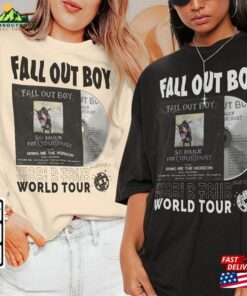 Fall Out Boy Music Shirt 90S Y2k Merch Vintage Fob So Much For Tour 2023 Tickets Album Graphic Tee Gift Fan L605m T-Shirt Classic