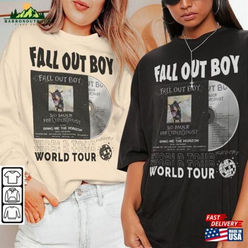 Fall Out Boy Music Shirt 90S Y2k Merch Vintage Fob So Much For Tour 2023 Tickets Album Graphic Tee Gift Fan L605m T-Shirt Classic