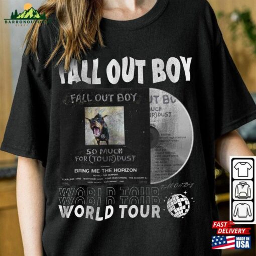 Fall Out Boy Music Shirt Vintage 90S Merch Tee Sweatshirt Hoodie T-Shirt