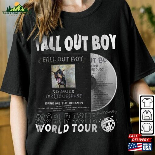 Fall Out Boy Music Shirt Vintage 90S Merch Tee Sweatshirt Hoodie Unisex T-Shirt