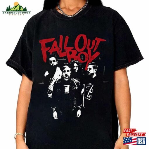 Fall Out Boy Retro 90S T-Shirt Vintage Summer Tour 2013 Sweatshirt Unisex Shirt Classic