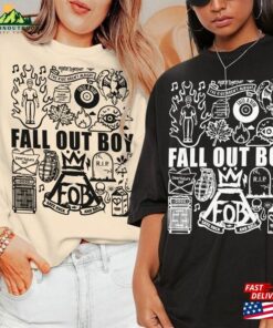 Fall Out Boy Shirt Doodle Art Vintage Lyrics Merch Tee Sweatshirt Hoodie Classic T-Shirt