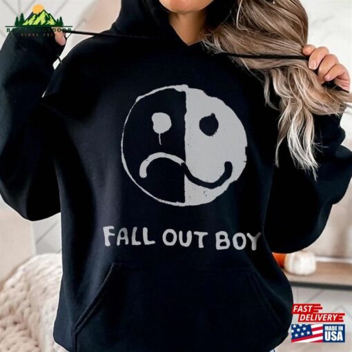 Fall Out Boy Shirt Tour 2023 Smile Tshirt Unisex Sweatshirt