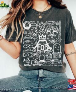 Fall Out Boy Shirt Unisex Garment Dyed T-Shirt Hoodie