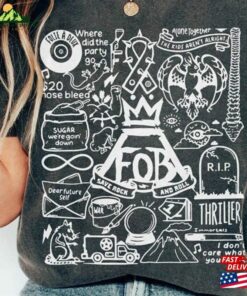 Fall Out Boy Shirt Vintage Lyric So Much (For) Stardust Tour T-Shirt Hoodie