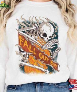 Fall Out Boy Skeletons On Fire Men’S T-Shirt Hoodie Sweatshirt