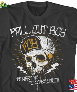 Fall Out Boy Skull And Hat Charcoal Gray Shirt Sweatshirt Hoodie