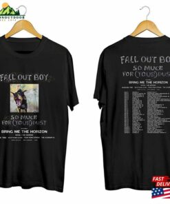 Fall Out Boy So Much For Tour 2023 Dust T-Shirt 2 Sides Date Sweatshirt Save Rock And Roll Unisex Hoodie
