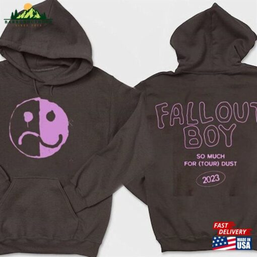 Fall Out Boy Tour 2023 Shirt So Much (For) Stardust V2 Wrong Side Of Paradise Tee Hoodie Classic