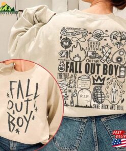 Fall Out Boy Tour Doodle 2023 T Shirt So Much For Dust Sweatshirt Band Merch Hoodie 1