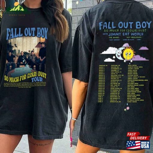 Fall Out Boy Tour Sweatshirt So Much For (2Our) Dust 2024 Shirt Classic Hoodie