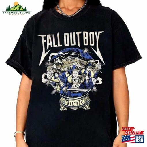 Fall Out Boy Vintage Style T-Shirt Concert Tour Shirt Summer Sweatshirt