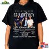 Fall Out Boy World Tour 2023 22Nd Anniversary 2001 Signature Band T-Shirt Shirt So Much (For) Stardust Sweatshirt Unisex