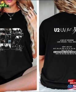 Fall Tour 2023 Limited Edition Rock Band Shirt Unisex Achtung Baby Live At Sphere Concert Tee Authentic Merchandise Hoodie