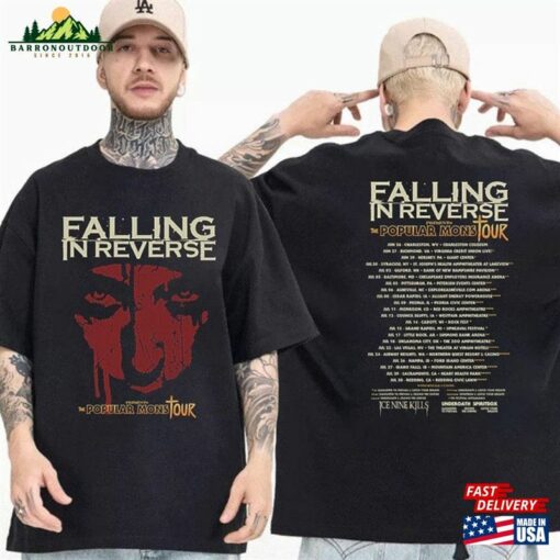 Falling In Reverse The Popular Mons Tour 2023 Shirt Trending Classic T-Shirt