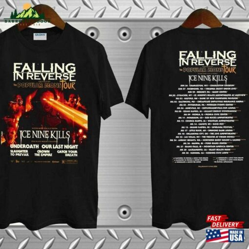 Falling In Reverse The Popular Mons Tour 2023 T-Shirt Shirt Classic Sweatshirt