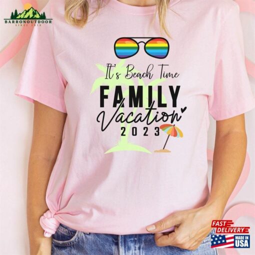 Family Vacation Beach Trip 2023 Group Shirt Unique T-Shirts For Of Tour Unisex Hoodie