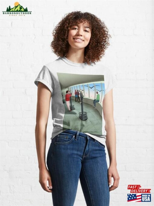 Famous Paintings By Guy Billout 1941 France Classic T-Shirt Unisex