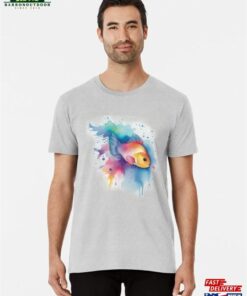 Fan Tail Goldfish Painted In Watercolour Premium T-Shirt Hoodie Unisex Fan Tail Goldfish Painted In Watercolour Premium T-Shirt Hoodie Unisex