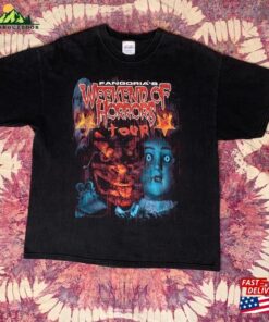 Fangoria’s Weekend Of Horrors Tour T-Shirt Y2k Horror Tee Sweatshirt Unisex