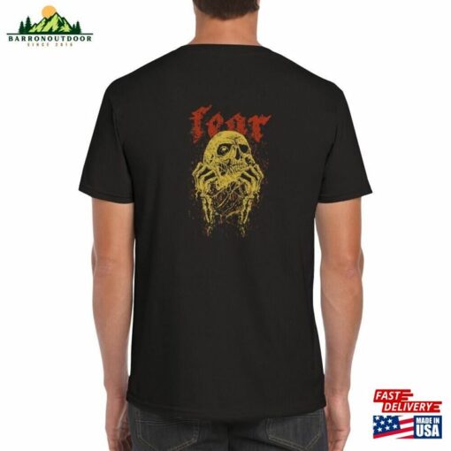 Fear Skull Unisex Crewneck T-Shirt Rock Heavy Metal Alternative Tee Sweatshirt Hoodie